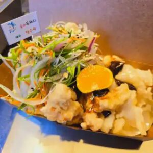 올레시장흑돼지탕수육